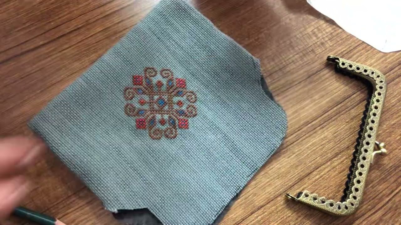 Metal saplı çanta yapımı , Çanta dikişi , #bag #metalsaplıçanta