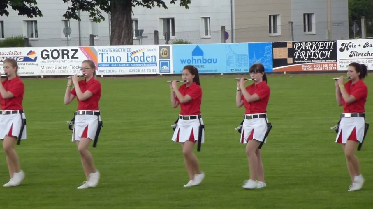 Spielmannszug Nossen e.V. LM in Radeberg 2016 Kür Teil 1