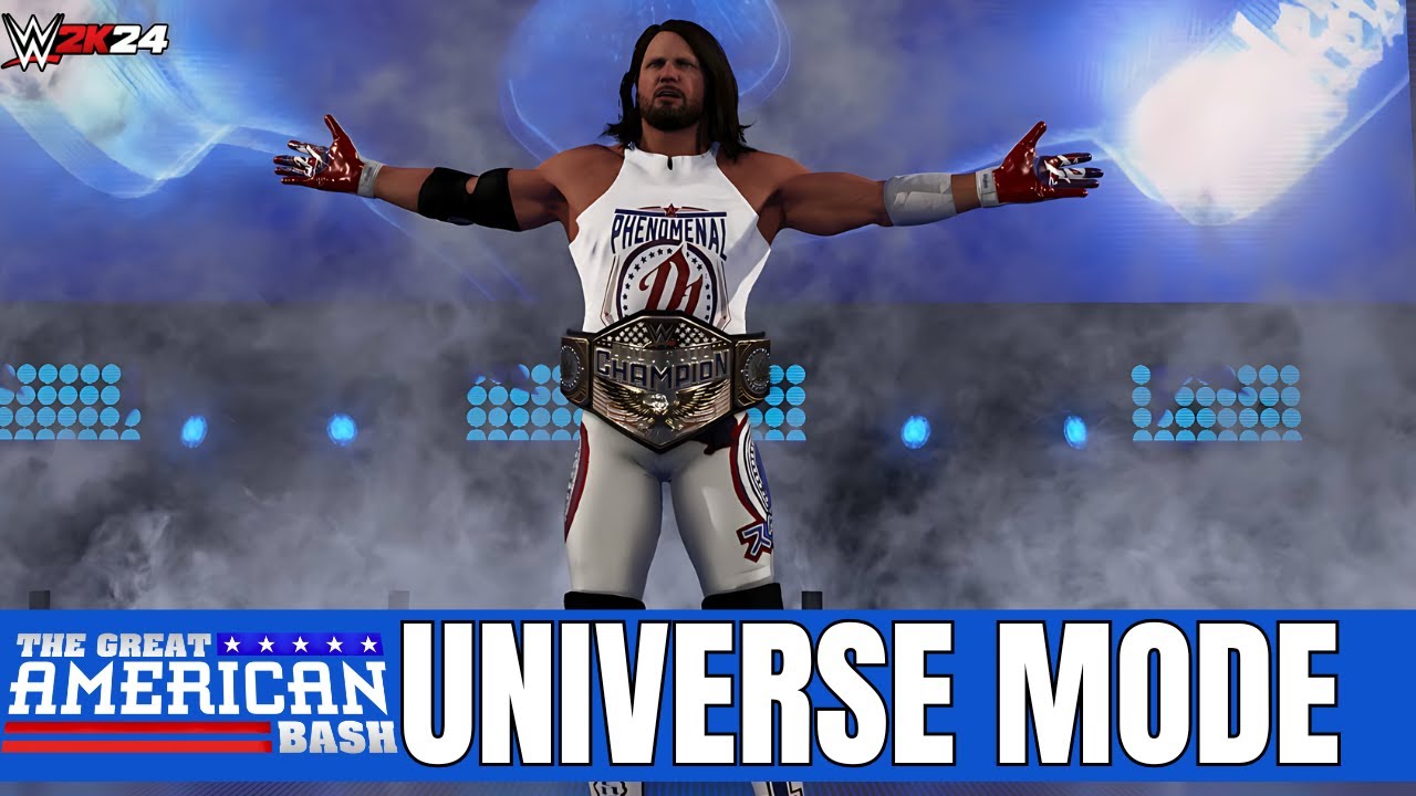 WWE 2K24 Universe Mode - Great American Bash PLE