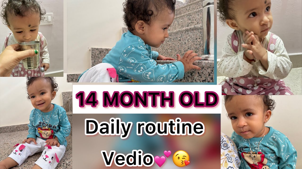Full day routine of 14months old baby , development & activity।। Latika daily Routine ।।❤️✌🏻