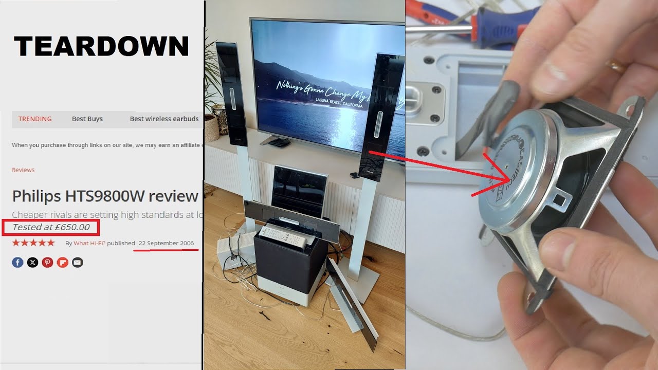 Zajrzyj do środka kina domowego Philips 6.1. Co jest w środku?