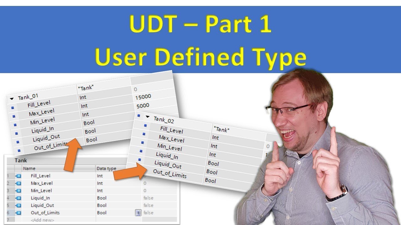 Портал TIA: UDT (пользовательские типы) — Часть 1