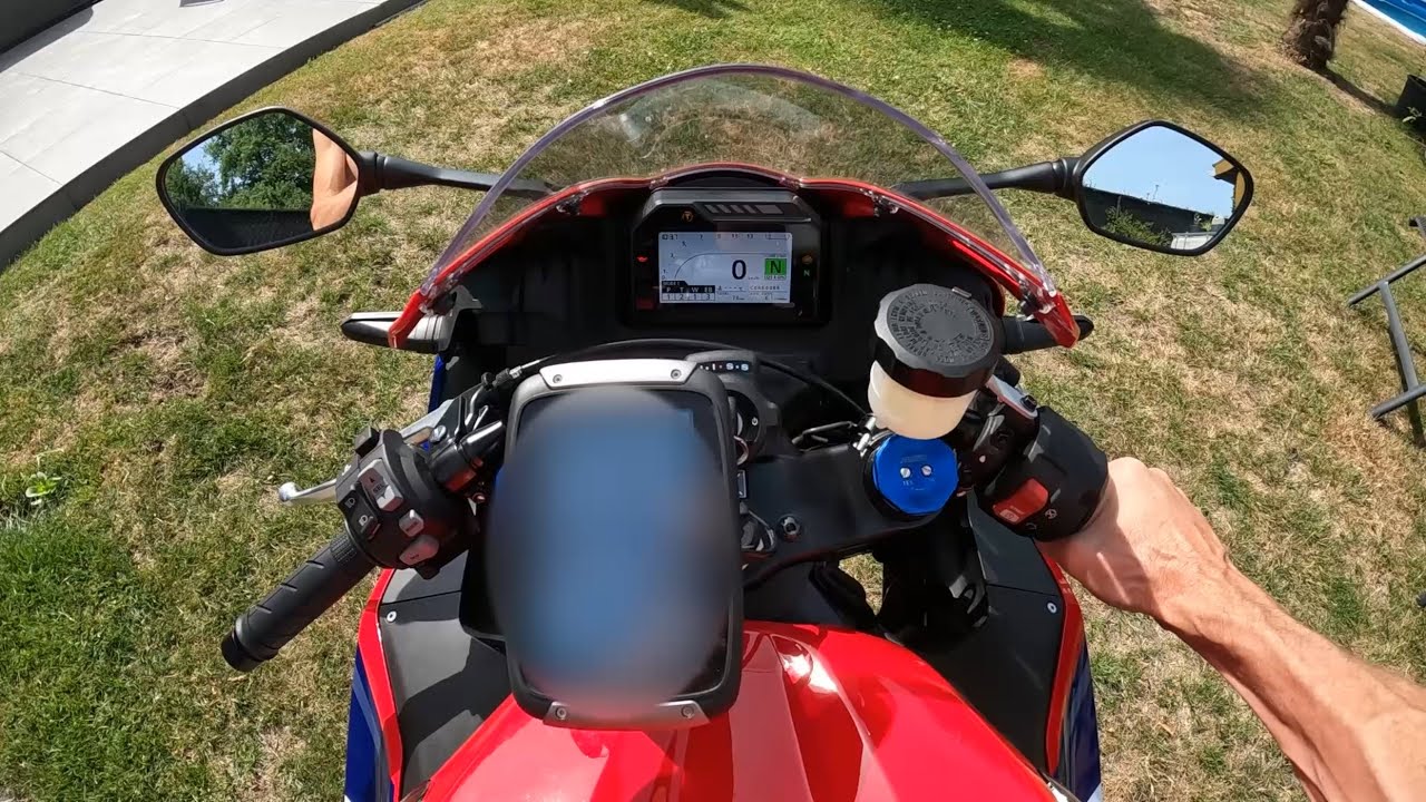 Honda CBR600RR PC69, installing a GPS, RAM mount and wiring.