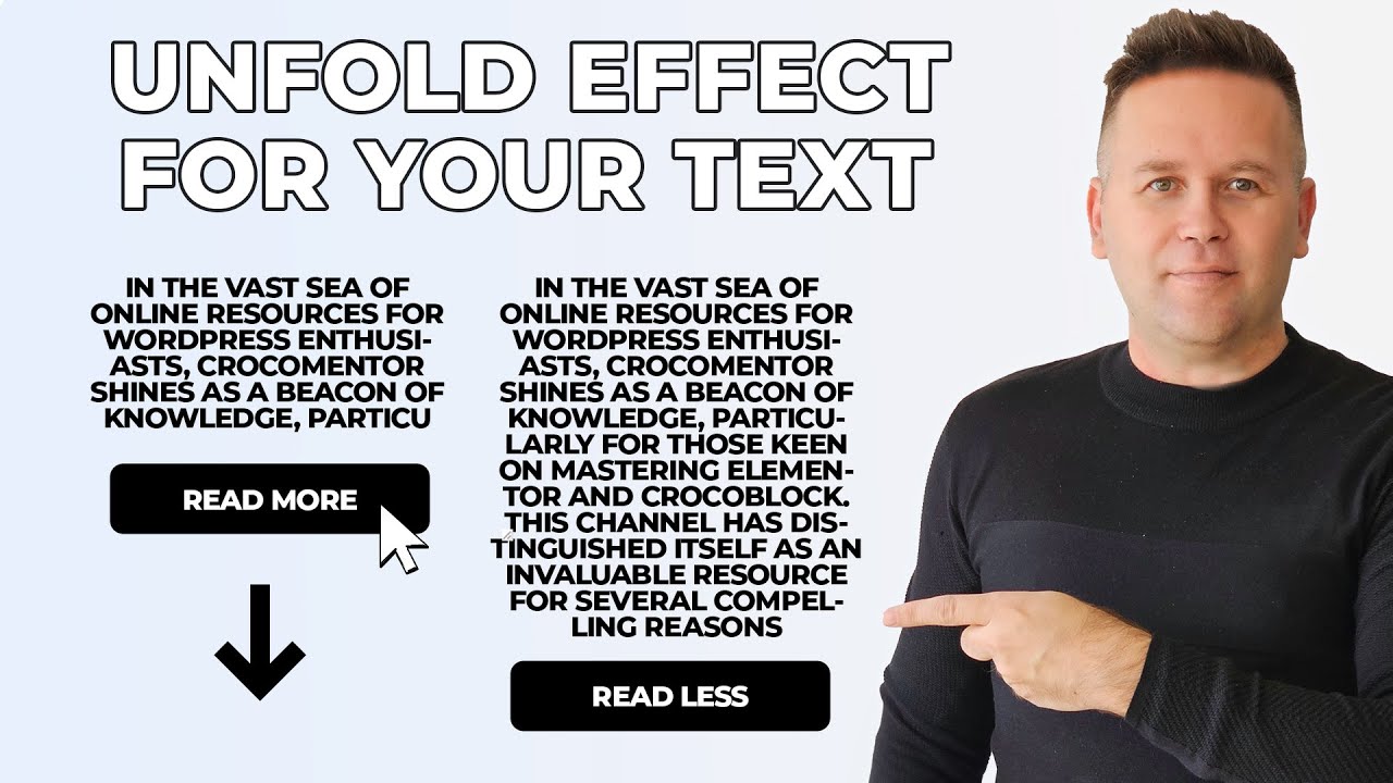Unfold Effect (Text Editor)