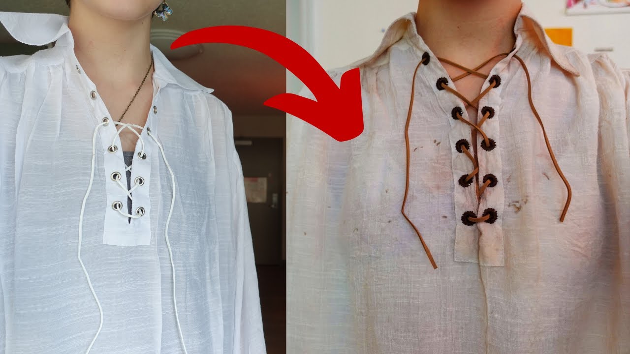 Making CHEAP costumes look GOOD! (aging clothing 101) | aidan elizabeth
