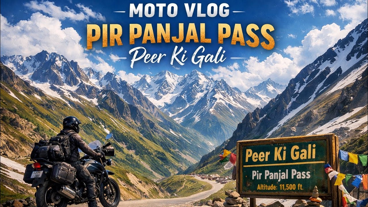 Solo Bike Ride to Peer Ki Gali | Pir Panjal Pass Adventure🏔️🏍️