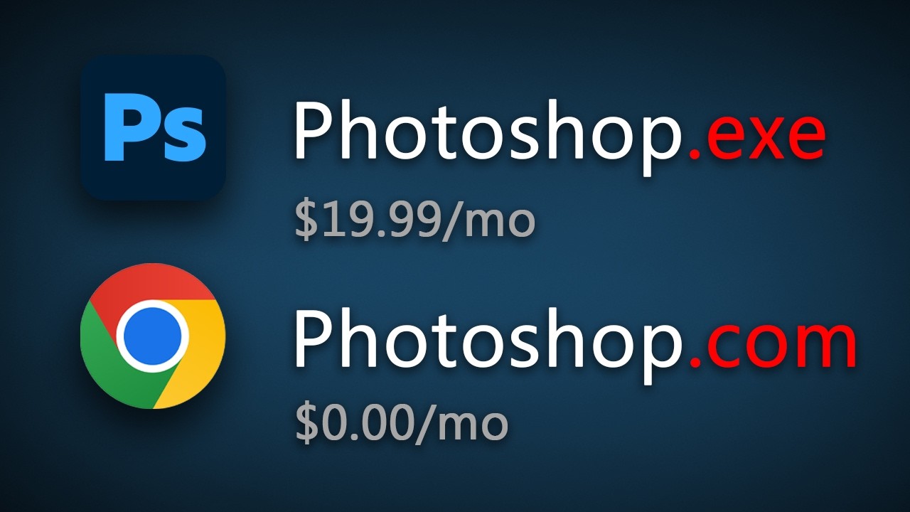 So Adobe made a free browser Photoshop for 6 months