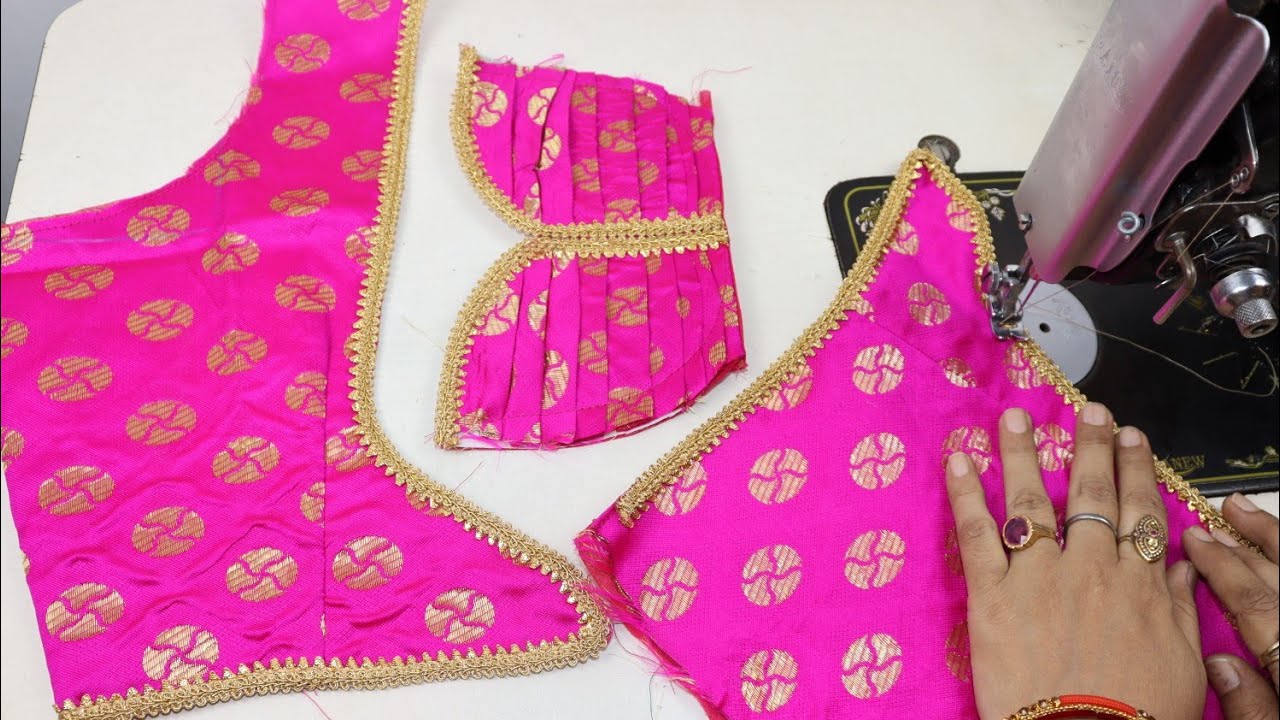 Letest Blouse designs 2022 | blouse design back neck cutting and stitching | Back neck blouse design