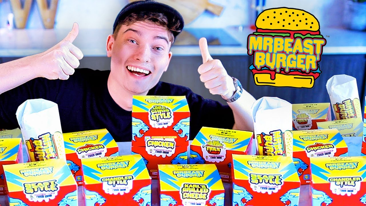Я заказал все из меню бургеров MrBeast