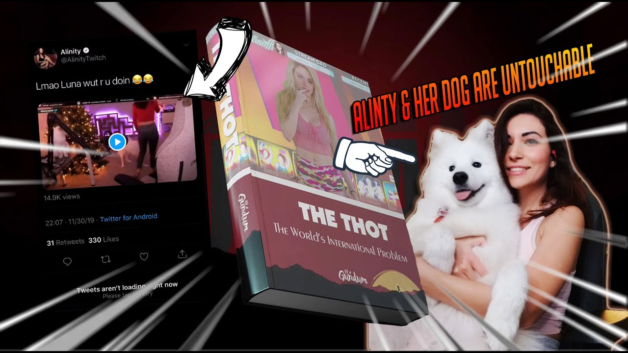 Alinty & her Dog are untouchable Twitch Gone Wild