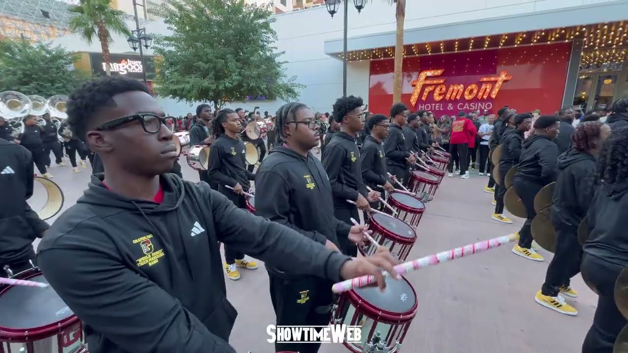 Grambling State Marching Out - Las Vegas Classic Pep Rally