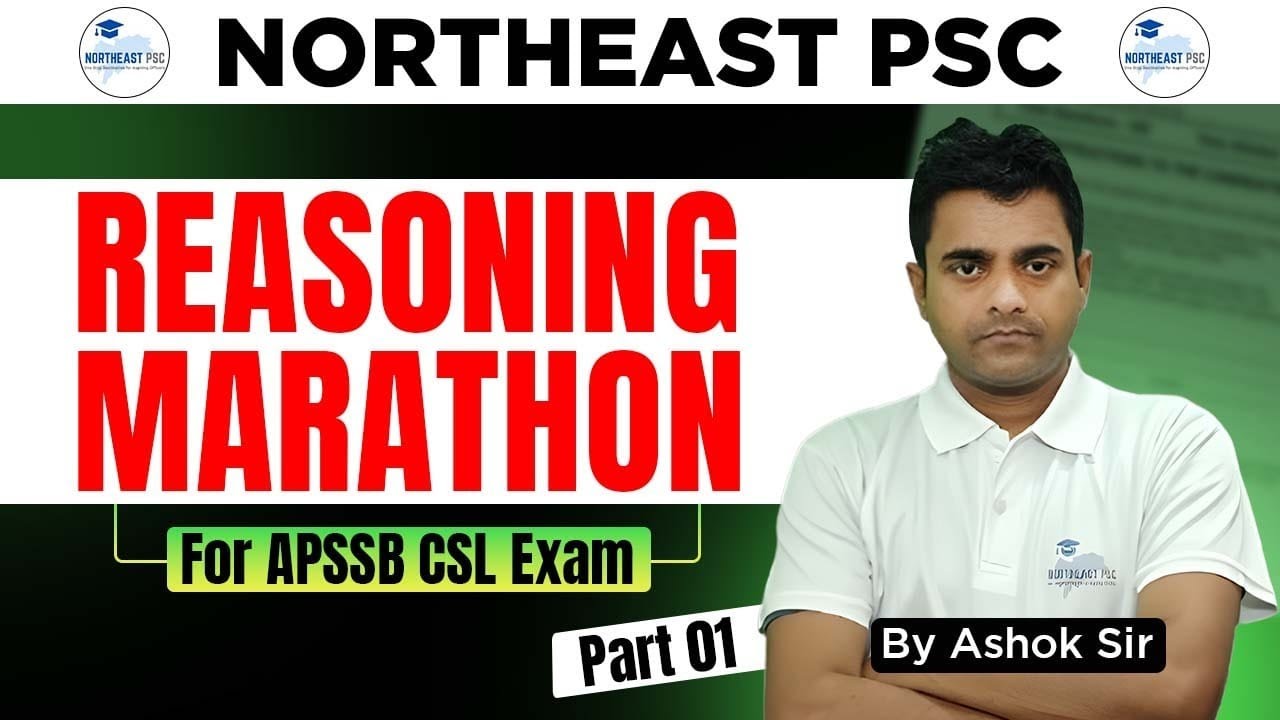 REASONING MARATHON | CSL | PART 1 | BT ASHOK SIR