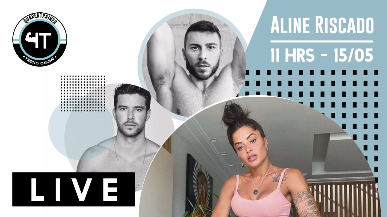 Aline Riscado - Treino focado em membros inferiores