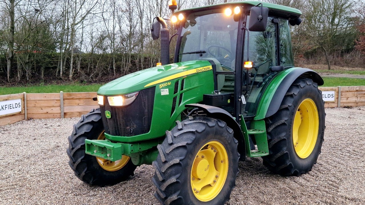 2017 John Deere 5100M 4WD Tractor 25275