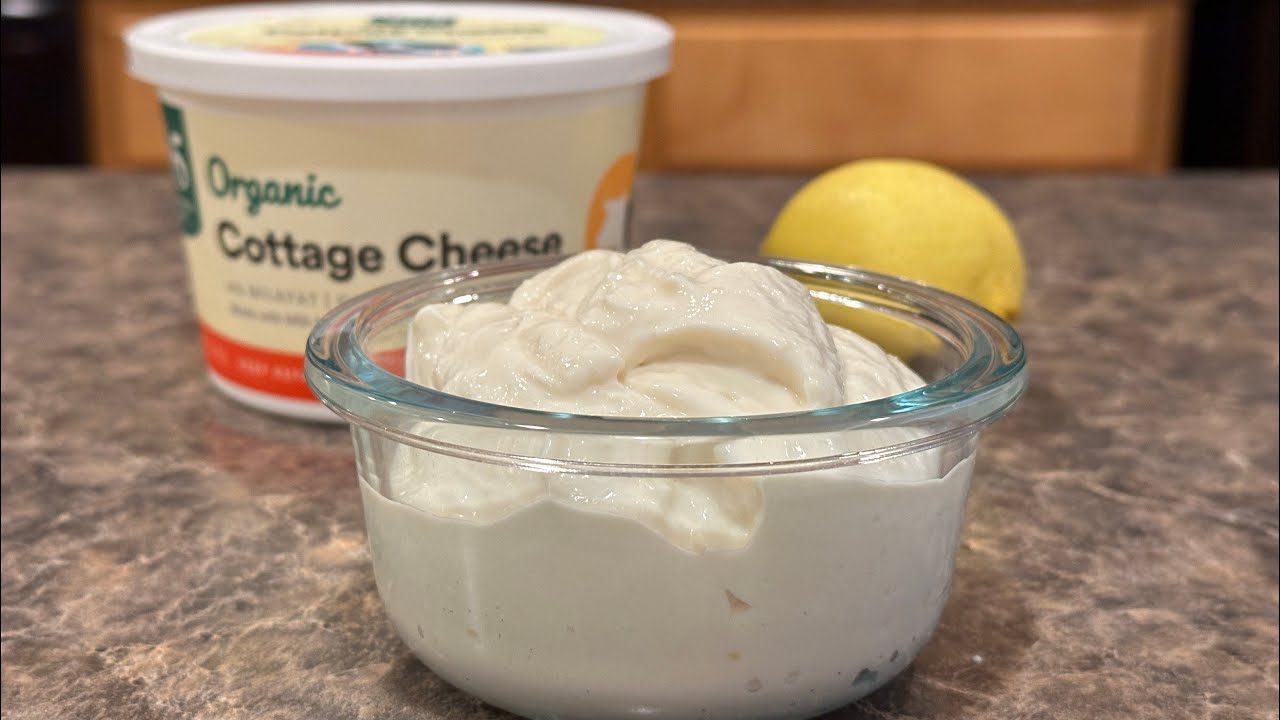 Creamy Keto Lemon Cottage Cheese Pudding