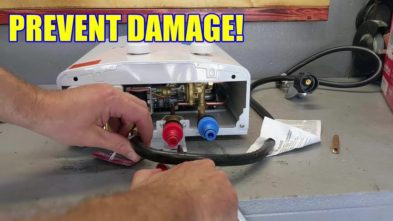 Как правильно хранить портативный кемпинговый водонагреватель CAMPLUX