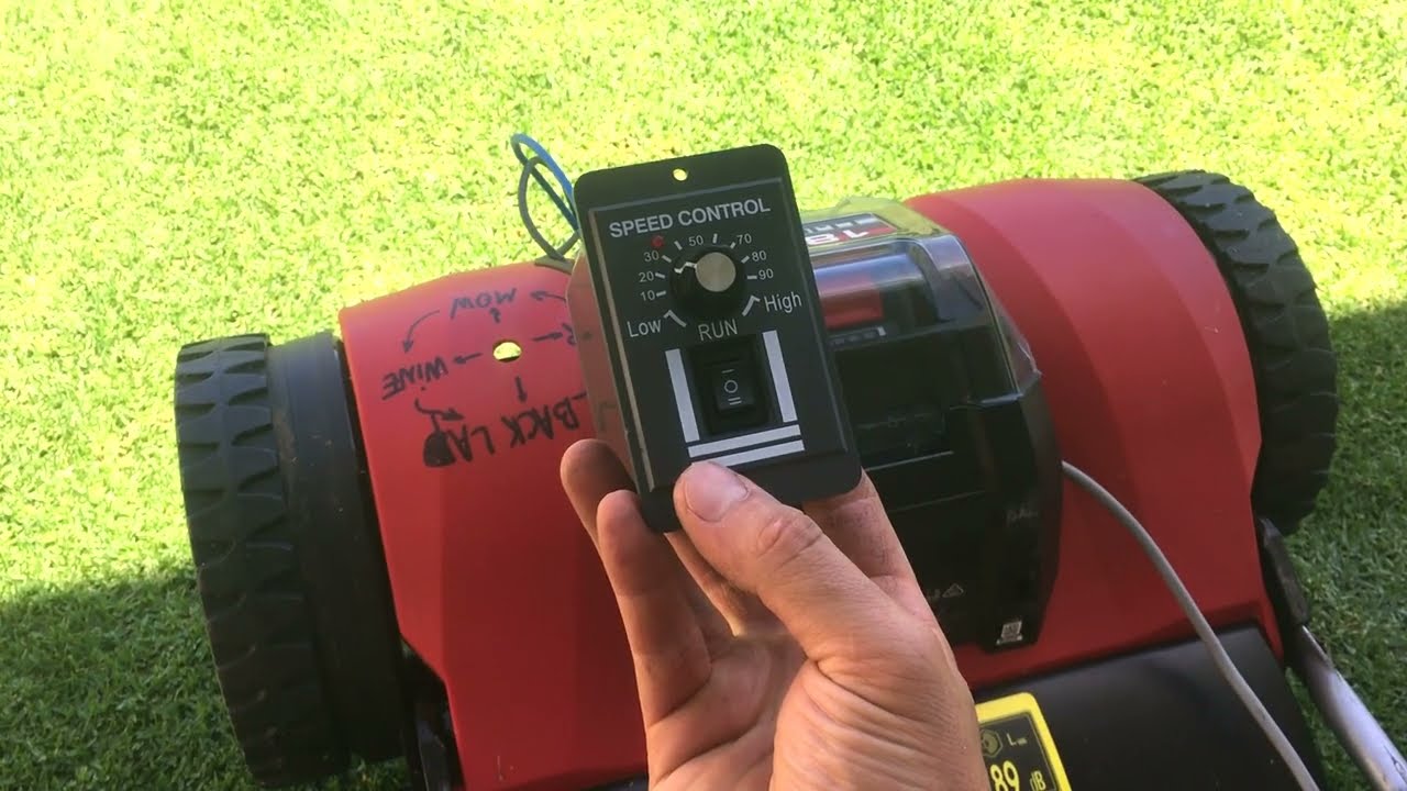 Ozito PXC 18V 380mm Cordless Cylinder Lawn Mower DIY, BACK LAP NEW SWITCH, SLOW DOWN FOR BACK LAP