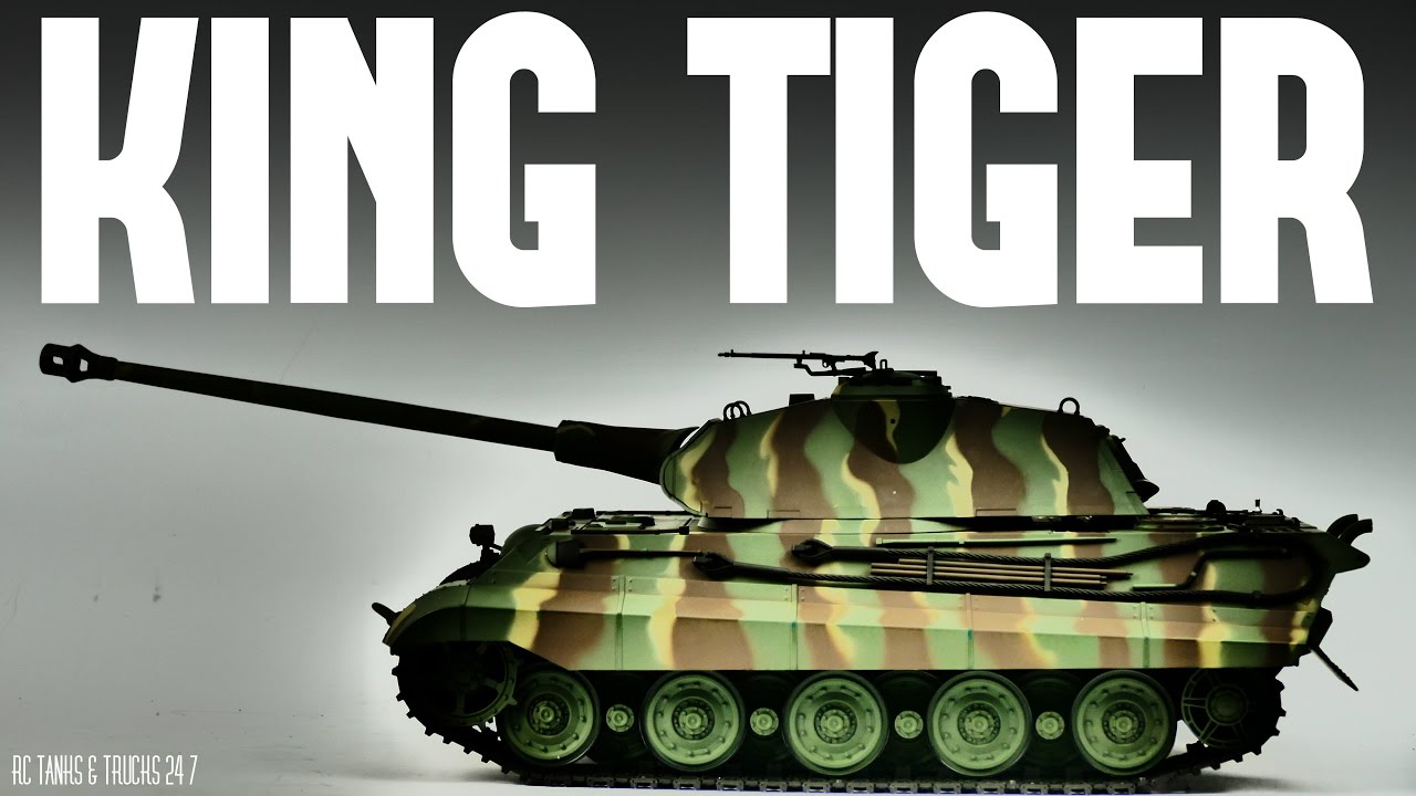 KING TIGER — радиоуправляемый танк Heng Long 1/16 — полный обзор