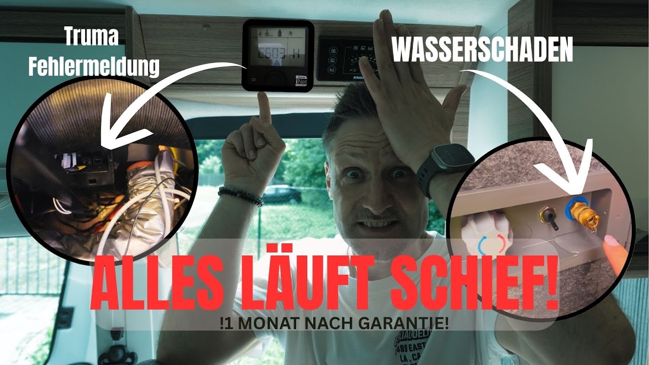 Wir haben einfach nur Pech😪Truma Fehlermeldung E603 H und zeitgleich Wasserschaden im Camper,Warum?