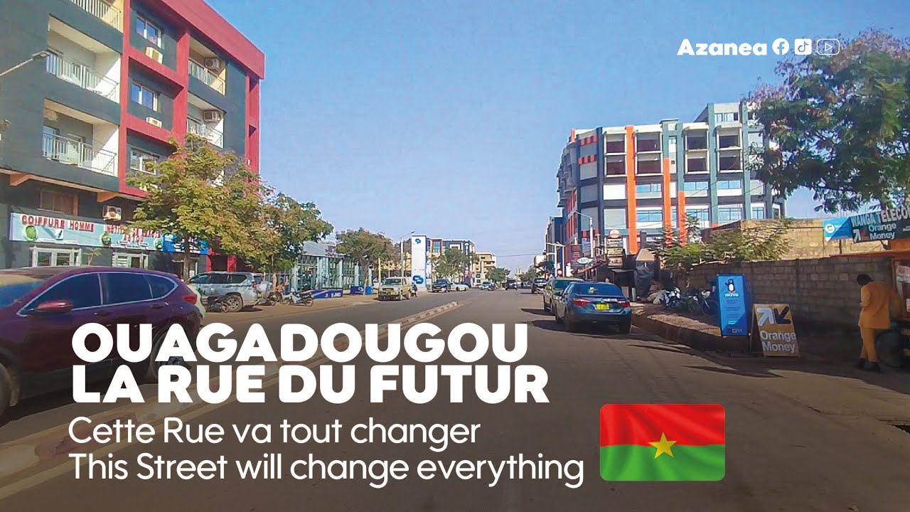 La future plus belle rue de Ouagadougou // Ouagadougou's future most beautiful street
