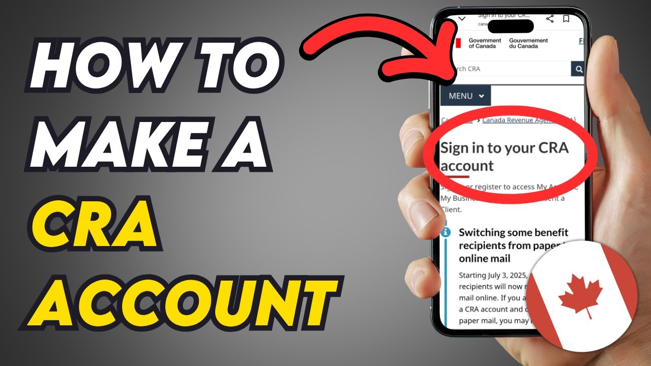 2025 How to Register CRA Account for the First Time! EASY GUIDE