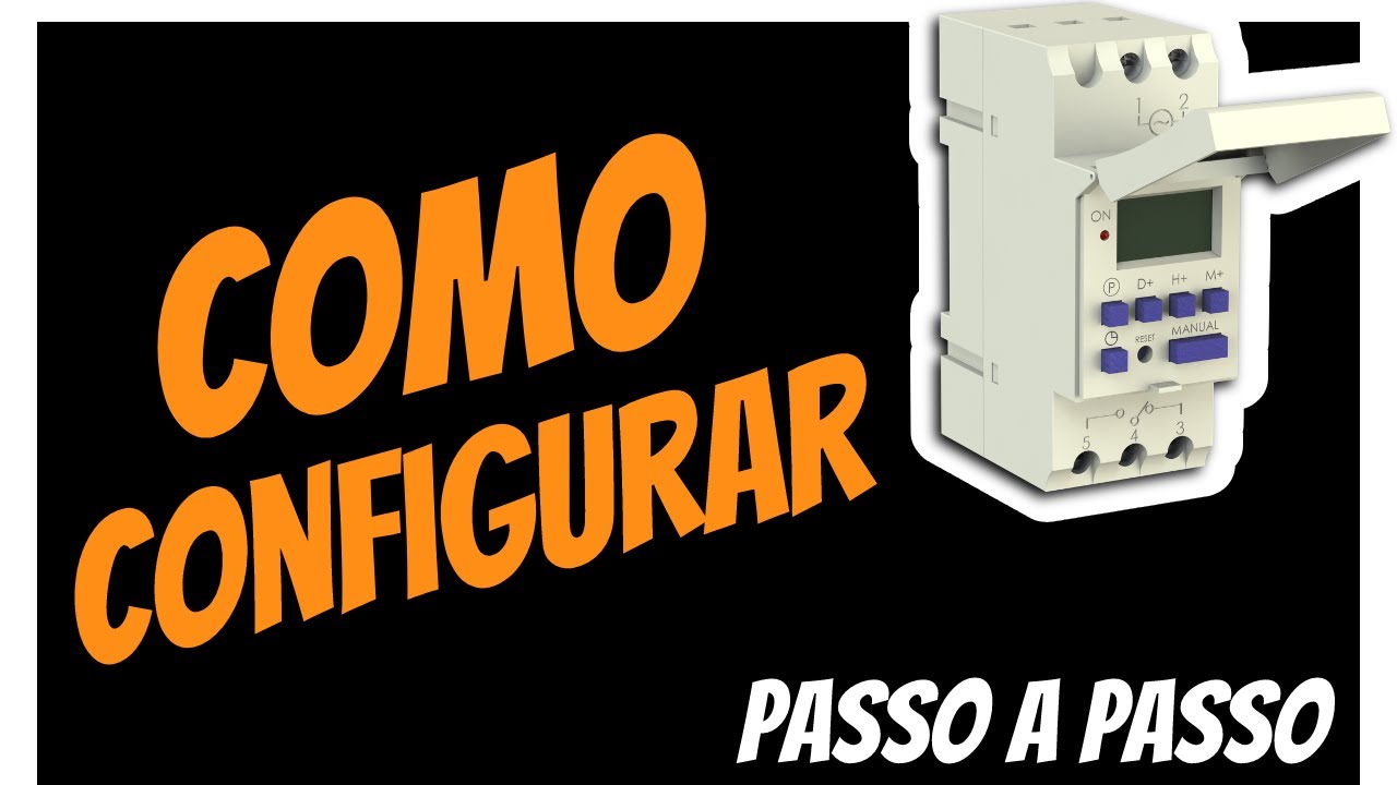 ⏰ Como INSTALAR e CONFIGURAR um timer digital (programador horário)