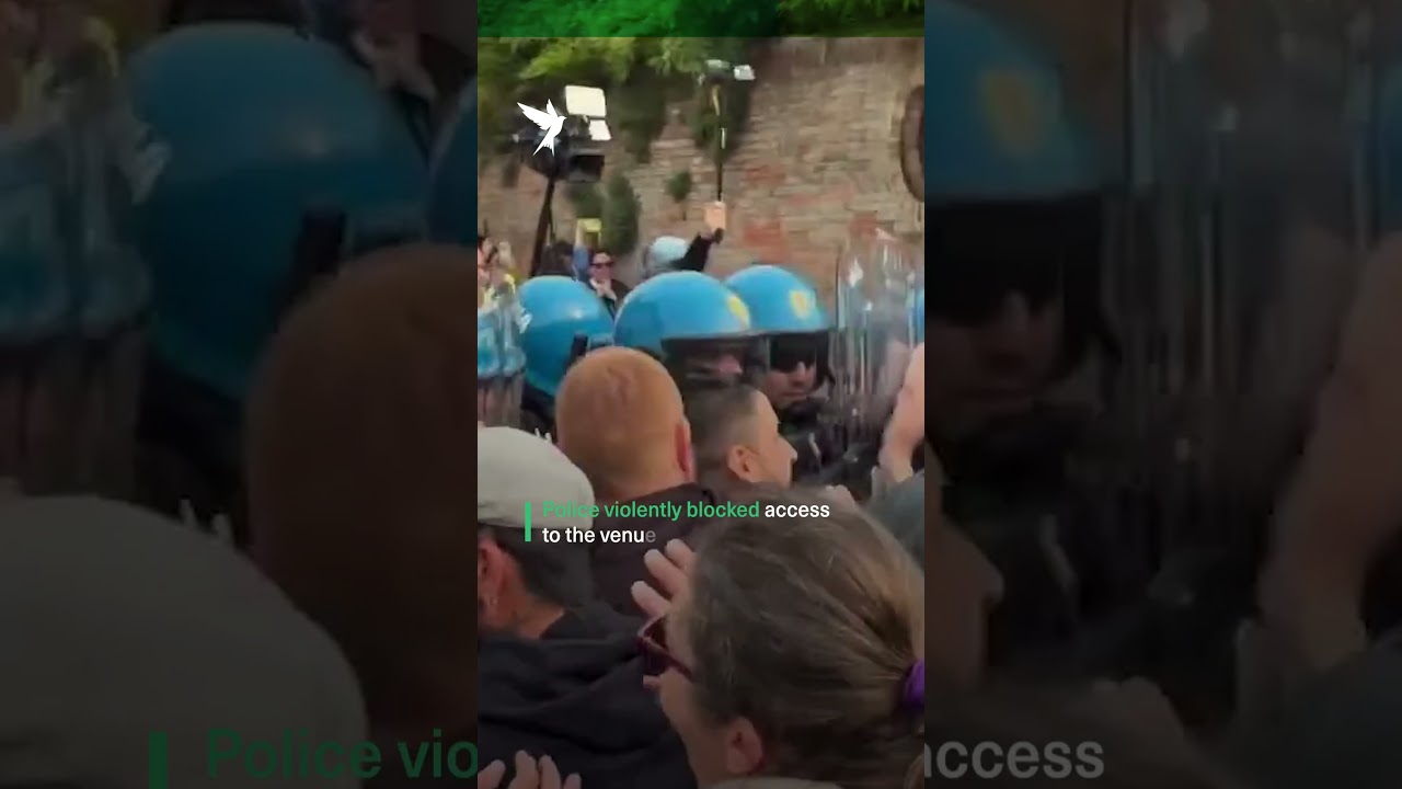 Thousands shut down Venice Biennale in protest against Israel's genocide in Gaza