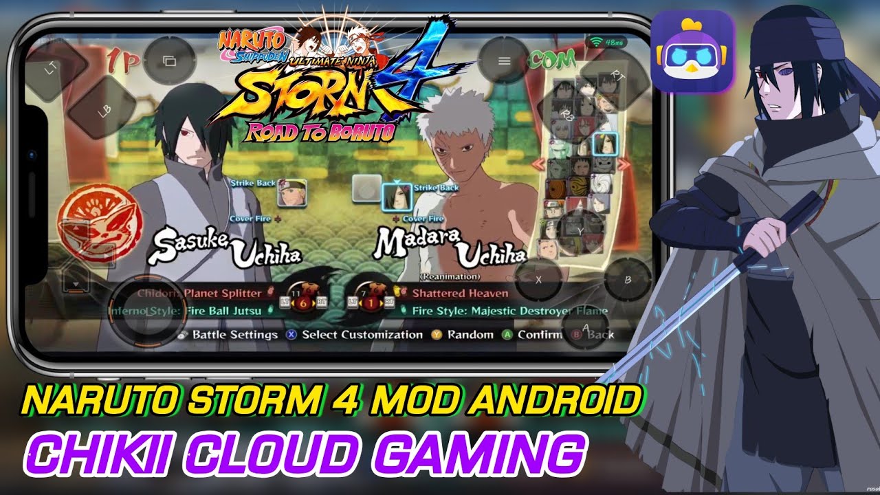 Main Naruto Shippuden Ultimate Ninja Storm 4 Mod Pack Android Di Chikii Cloud Gaming
