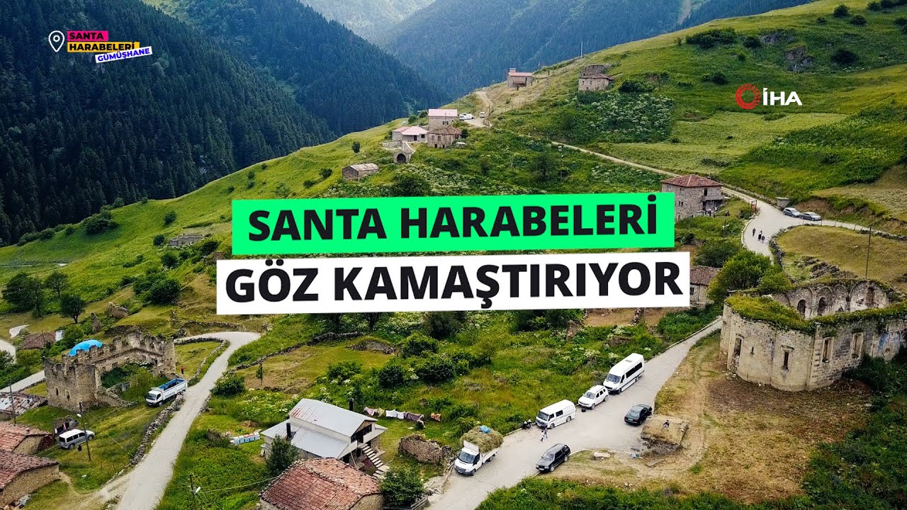 Santa Harabeleri tarihi ve doğal güzellikleriyle göz kamaştırıyor