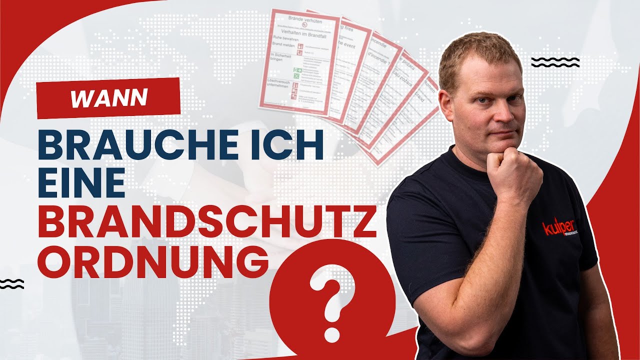Wann brauche ich eine Brandschutzordnung #Brandschutzdozenten