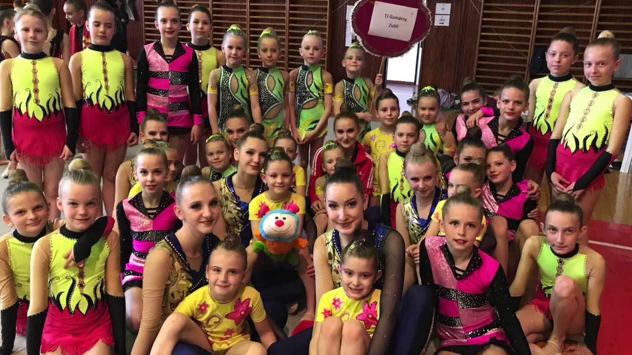 Estetická skupinová gymnastika v oddíle TJ Gumárny Zubří