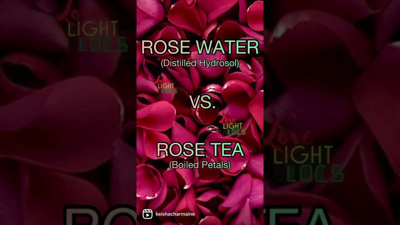 Rose Water vs Boiled Rose Petals