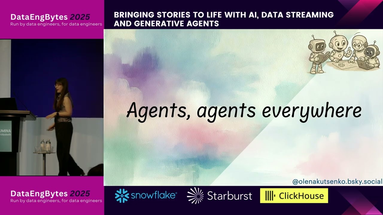 Bringing stories to life with AI, data streaming and generative agents