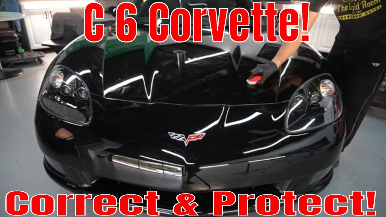 C 6 Corvette! Black Paint, Hard Clear Coat! Paint Enhancement And Coating!! Ethos Ceramic Matrix!!