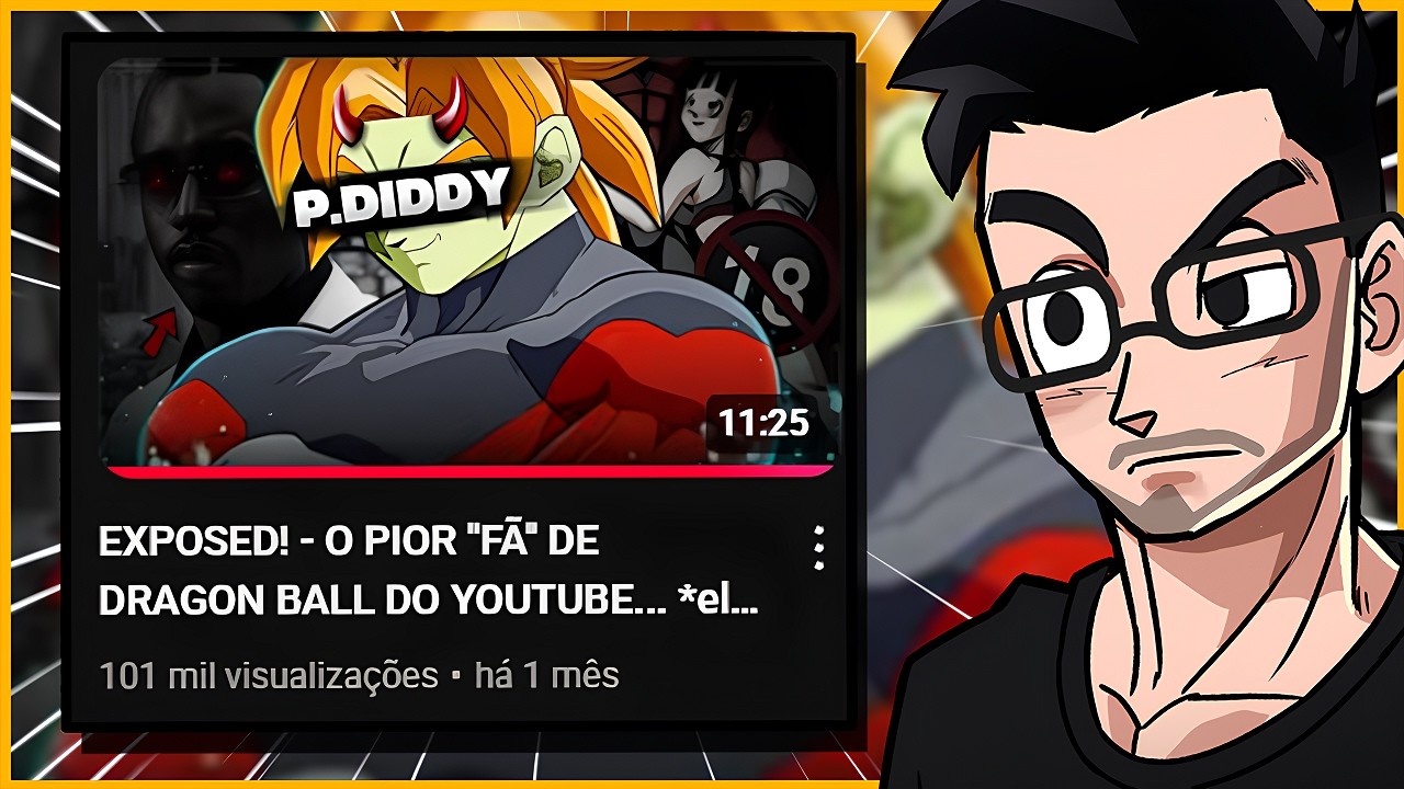 O *FÃ* DE DRAGON BALL QUE PASSOU DOS LIMETES!!😯😳