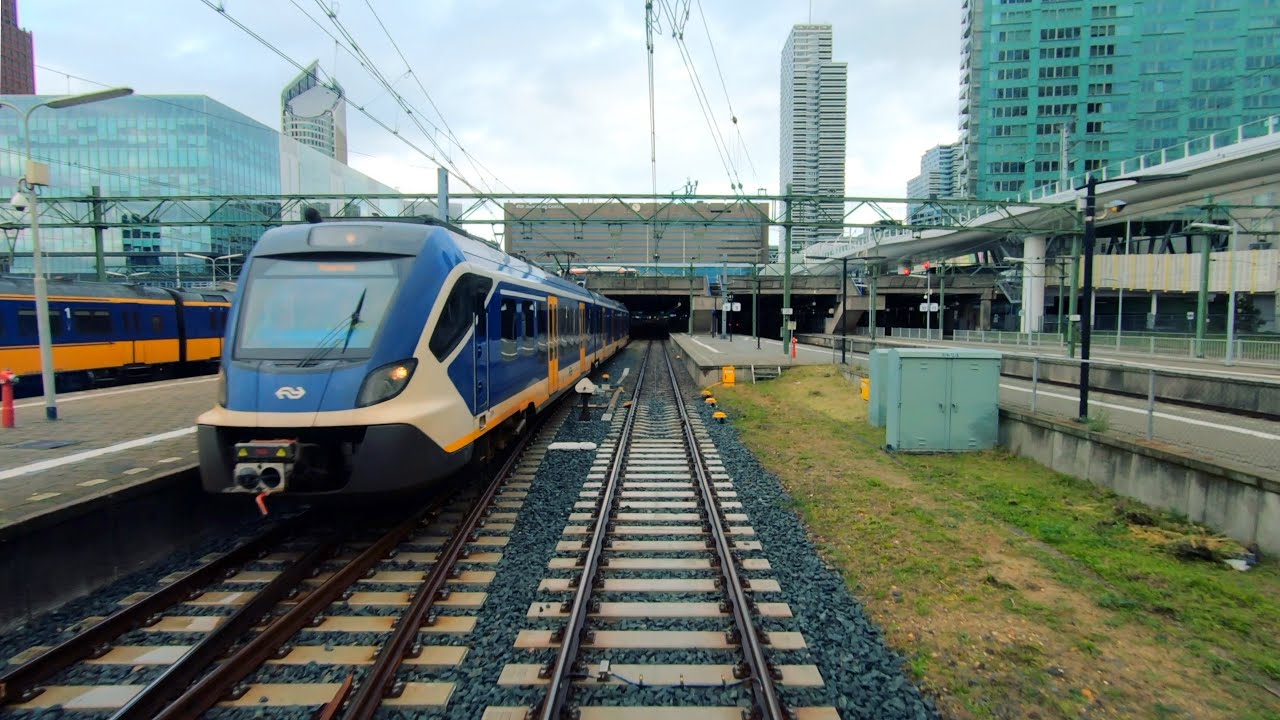 De jongste spoorlijn van Nederland: Zwolle - Lelystad - Den Haag CABVIEW HOLLAND SNG 12okt 2020