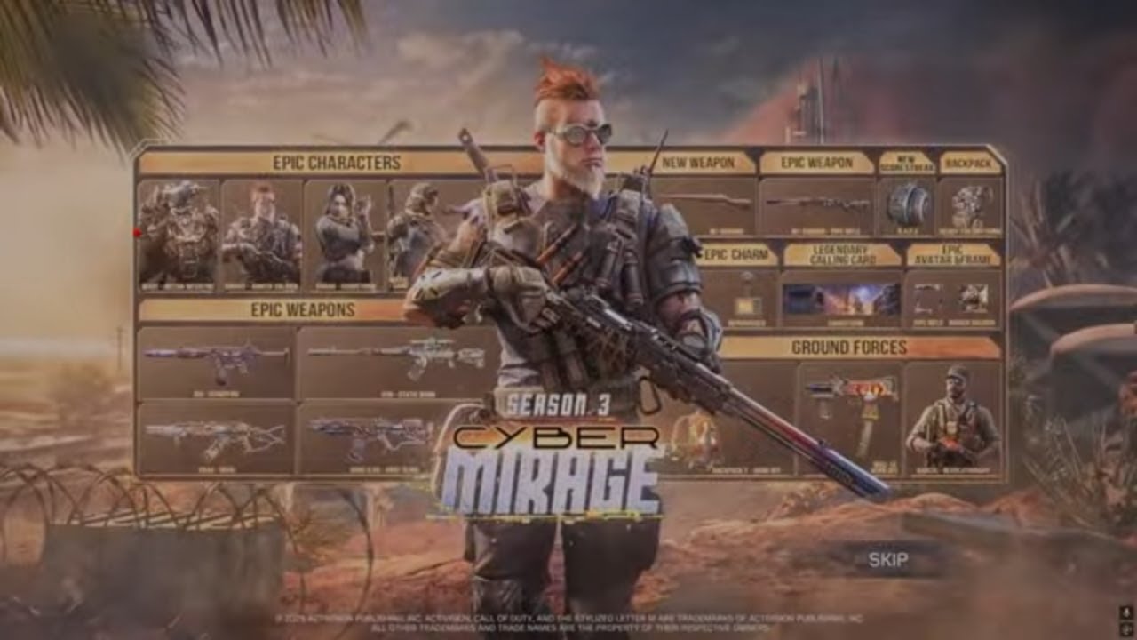 Call of Duty Mobile Season 3: Cyber Mirage – Wildcards, Battle Pass & More!