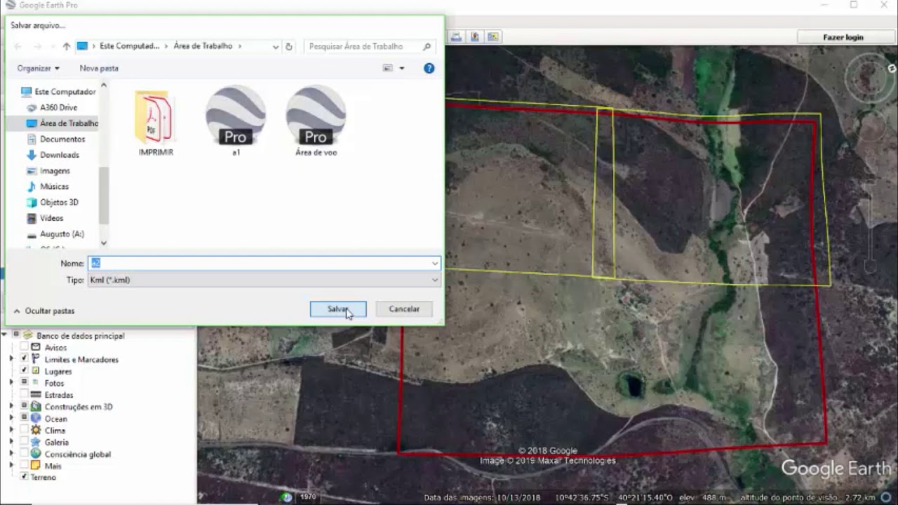 Planejamento de missão com multiplos vôos (planos) usando o Google Earth e Drone Deploy!