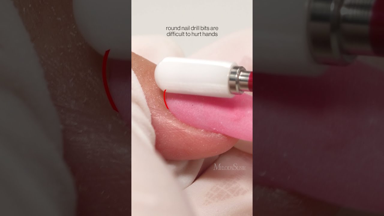 TIPS! Opt for ceramic oval nail drill bits if you worried about metal allergies