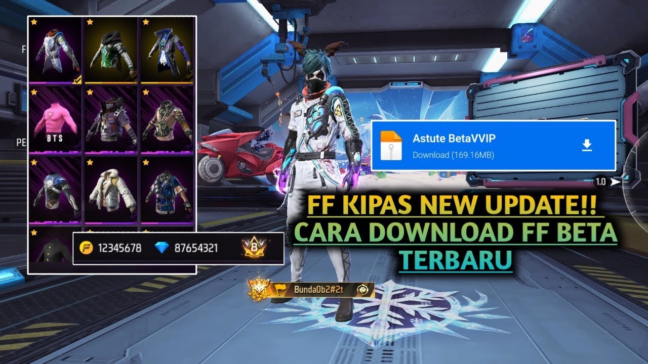 NEW UPDATE✅ CARA DOWNLOAD FF BETA TERBARU ORI2025 VVIP - FF BETA TERBARU LINK MEDIAFIRE SEMUA HP✅