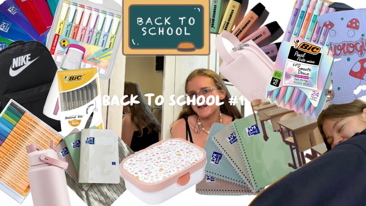 Back to school 2025/2026 #1 ( haul z przyborami szkolnymi, do jakiej idę szkoły?co rozszerzam ?)