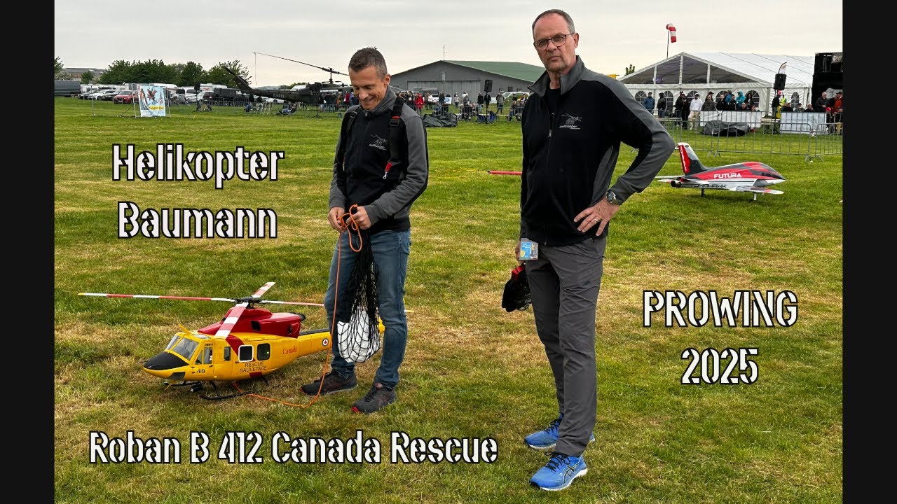 Prowing 2025 - Helikopter Baumann - Roban RC Scale Helicopter - Bell 412 Canada Rescue
