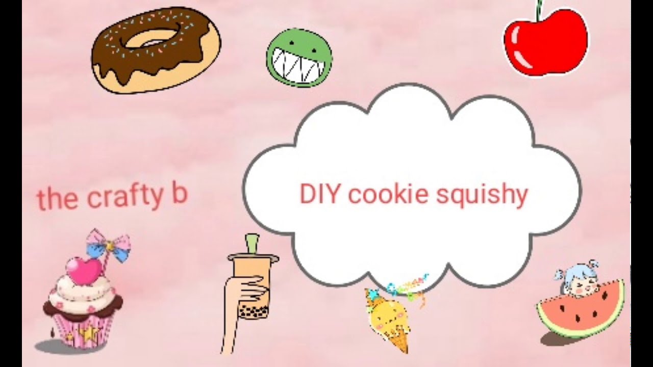I tried making paper cookie squishy 🍪/The crafty b