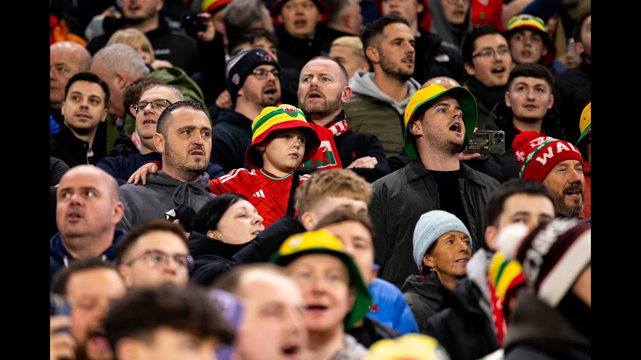 Yr Anthem. Arbennig | Hen Wlad Fy Nhadau | Cymru v Gwlad Pwyl | Wales v Poland Polska | Euro 2024