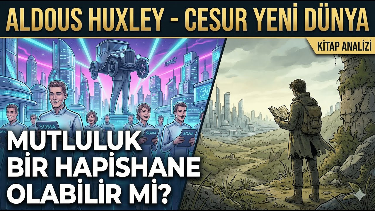 Adous Huxley - Cesur Yeni Dünya: Mutluluk Bir Hapishane Olabilir mi? | Kitap Analizi
