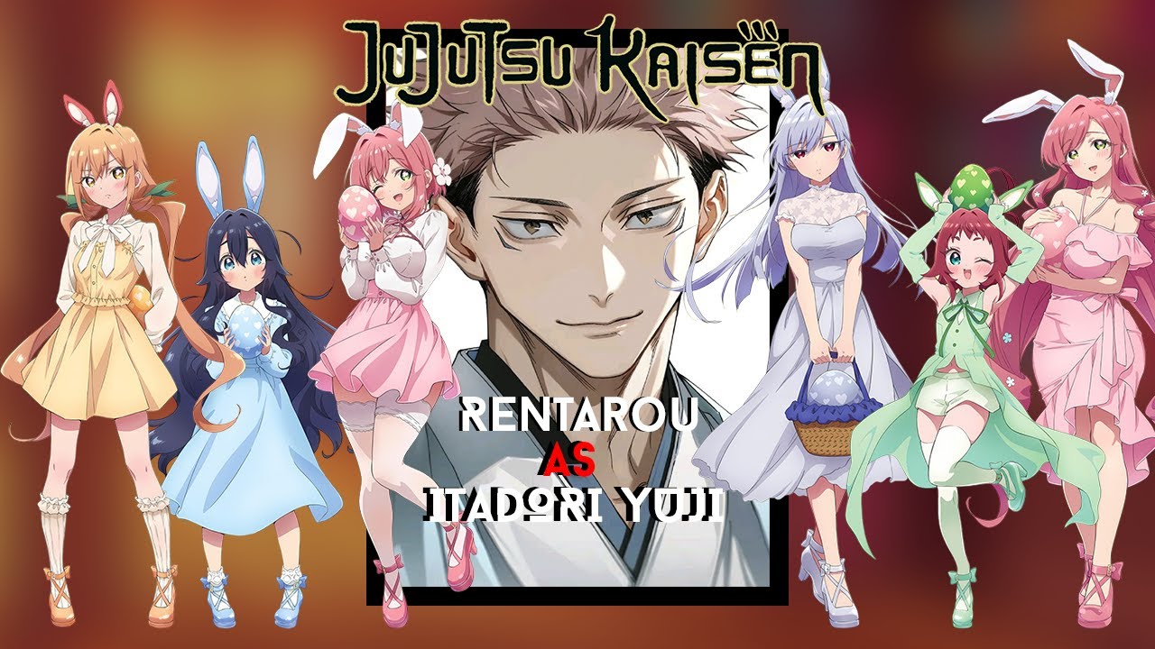 100 Girlfriends Who Really Love You React To Aijou Rentarou As Yuji Itadori || JJK|| PART 2 ||
