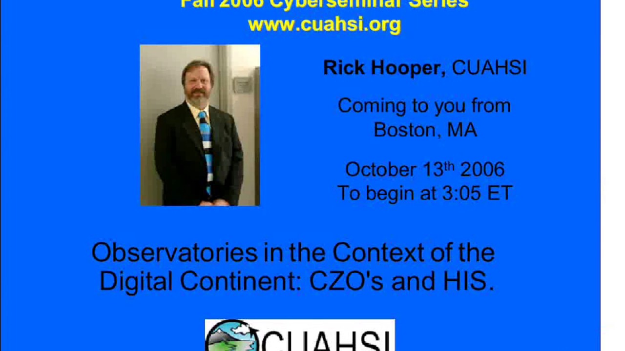 2006: Observatories in the Context of the Digital Continent