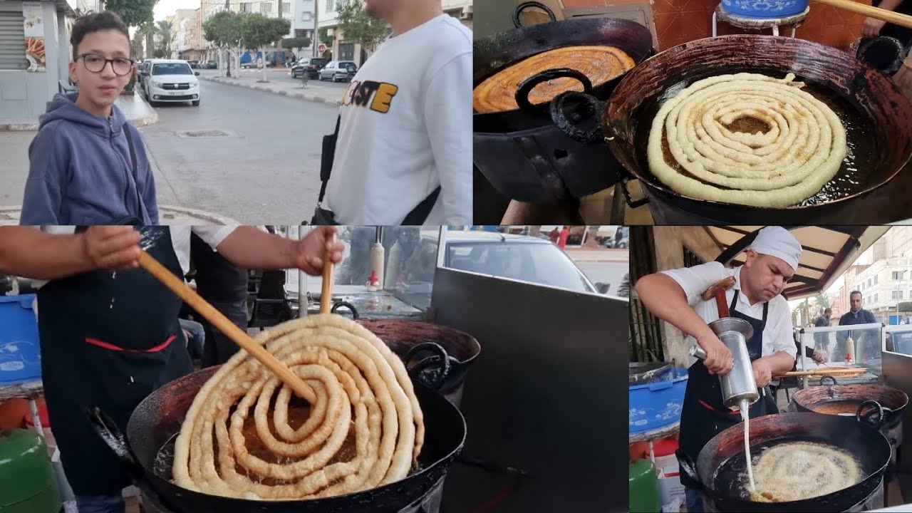 hoy me fui a la churrería más famosa en Nador #streetfood