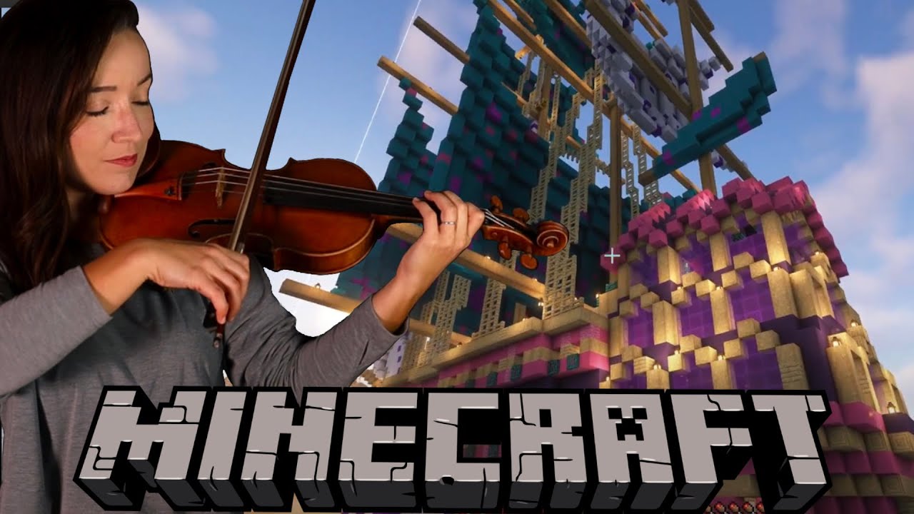 Minecraft - Wet Hands (Violin Cover) with a World Tour