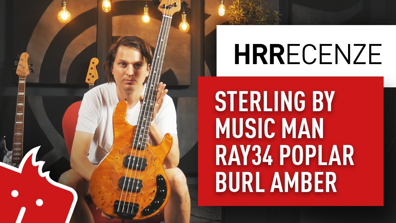 HRR: Sterling by Music Man Ray34 Poplar Burl Amber